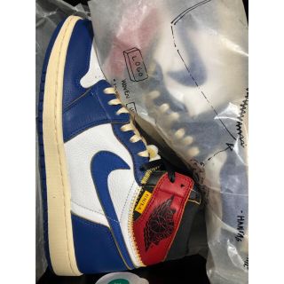 ナイキ(NIKE)のUNION AIR JORDAN1 blue(スニーカー)