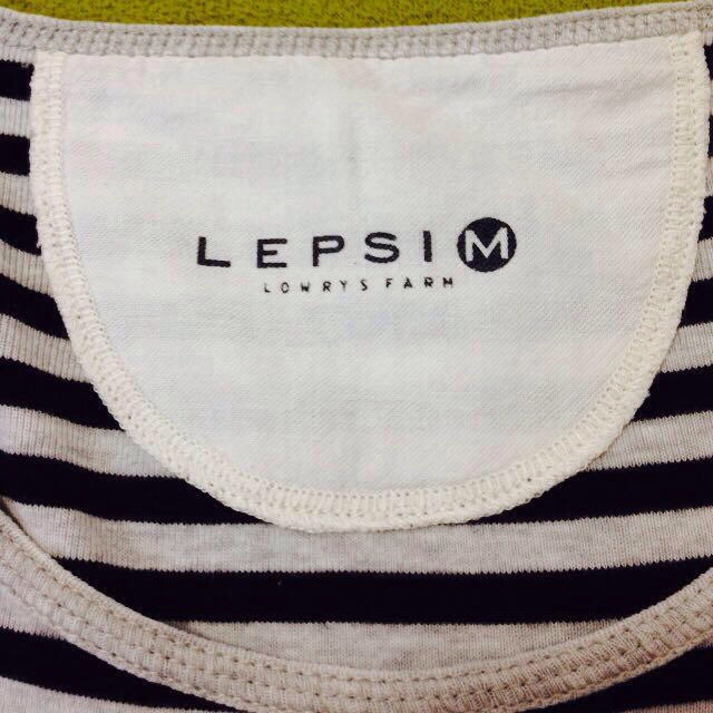 LEPSIM(レプシィム)の黒とグレーの長袖カットソー♥️レプシム レディースのトップス(カットソー(長袖/七分))の商品写真