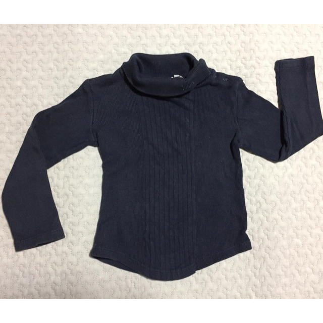 baby Dior(ベビーディオール)のbaby Dior タートルネックカットソー 黒 キッズ/ベビー/マタニティのベビー服(~85cm)(シャツ/カットソー)の商品写真