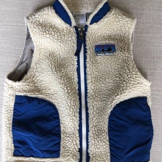 パタゴニア(patagonia)のパタゴニア フリースベスト kids2T 青(ジャケット/上着)