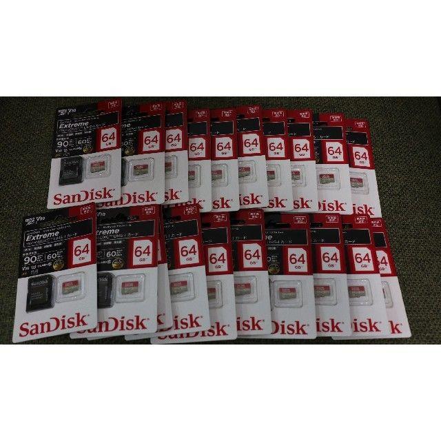 新品 サンディスク SanDisk 64GB microSDXC 国内版　10枚