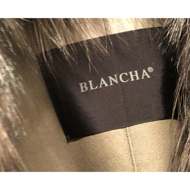 DEUXIEME CLASSE(ドゥーズィエムクラス)の美品☆ BLANCHA PRE Mouton*Fox コート レディースのジャケット/アウター(毛皮/ファーコート)の商品写真