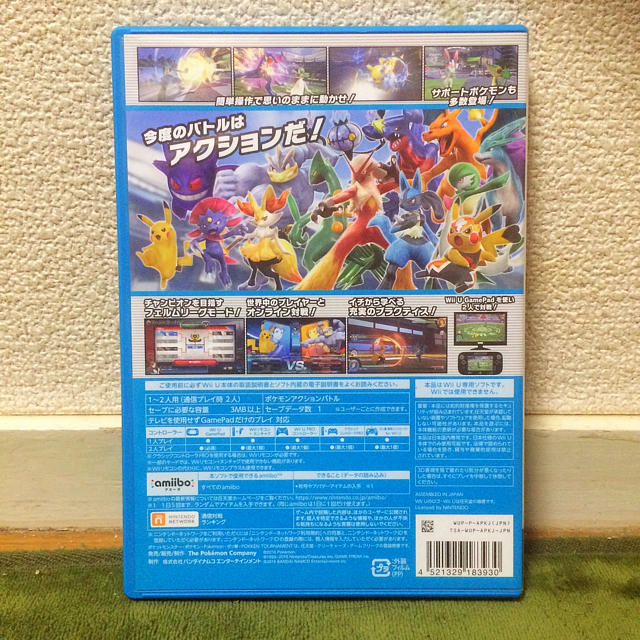 Wii U(ウィーユー)のwii U ポッ拳 エンタメ/ホビーのゲームソフト/ゲーム機本体(家庭用ゲームソフト)の商品写真