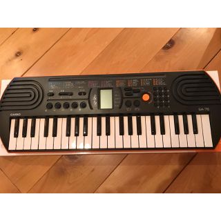 カシオ(CASIO)のCASIO カシオ ミニキーボード  SAー76(キーボード/シンセサイザー)