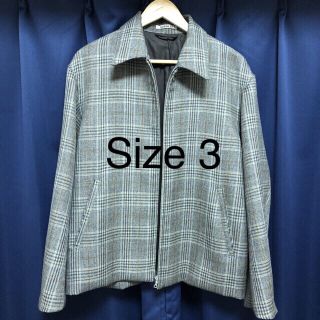 サンシー(SUNSEA)の【AURALEE】オーラリー ジップアップブルゾン グレンチェック 17AW(ブルゾン)