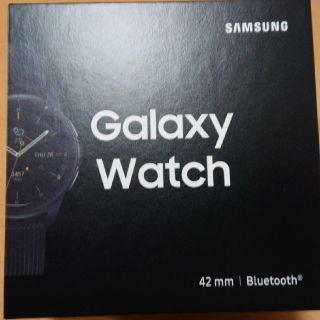 サムスン(SAMSUNG)のgalaxy  watch 42mm ブラックです。(腕時計(デジタル))