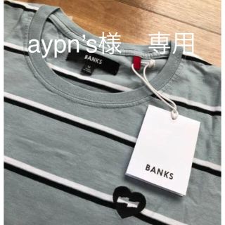 Banks バンクス Tシャツ スリルズ　ソックス　Sサイズ(Tシャツ/カットソー(半袖/袖なし))