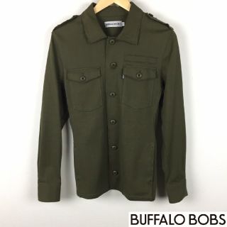 バッファローボブス(BUFFALO BOBS)の美品 バッファローボブズ ミリタリージャケット カーキ サイズ2(ミリタリージャケット)