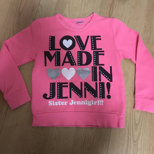 JENNI(ジェニィ)のJENNI 130㎝ トレーナー キッズ/ベビー/マタニティのキッズ服女の子用(90cm~)(Tシャツ/カットソー)の商品写真