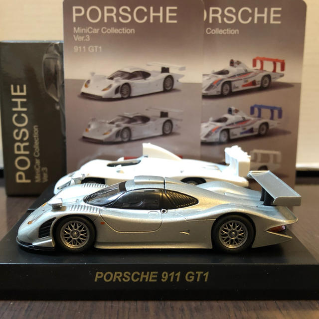 Porsche(ポルシェ)の1/64 京商 ポルシェ 911GT1 & おまけ エンタメ/ホビーのおもちゃ/ぬいぐるみ(ミニカー)の商品写真