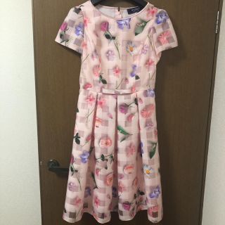 エムズグレイシー(M'S GRACY)の新品♡M’S GRACY 花柄ワンピース(ひざ丈ワンピース)