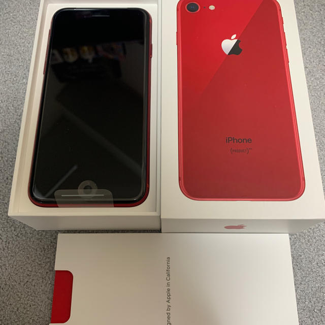 新品 未開封 iPhone8 Red 64GB