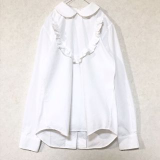 COMME des GARCONS - コムデギャルソン ガール フリル丸襟ブラウスの通販｜ラクマ