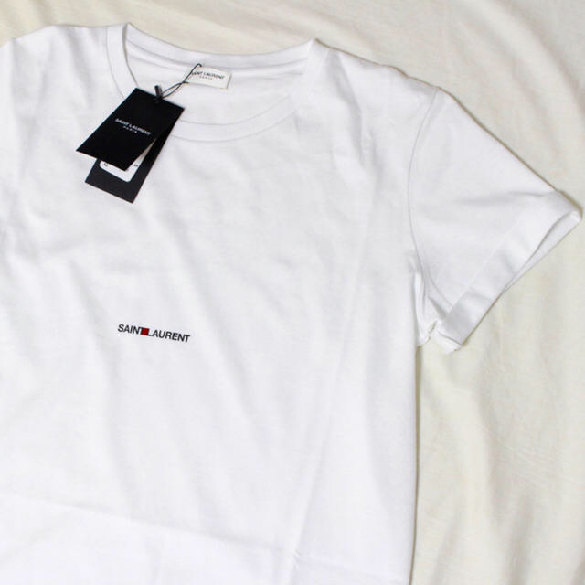 新品☆Saint Laurent Paris☆ロゴTシャツ 登坂広臣 岩田剛典 | www