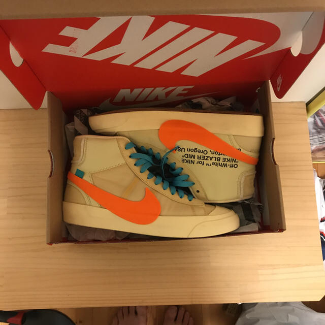 off white Nike靴/シューズ