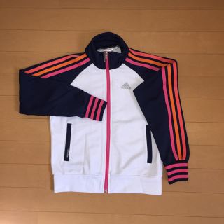 アディダス(adidas)のadidas 女の子 ジャージ上 130cm(ジャケット/上着)