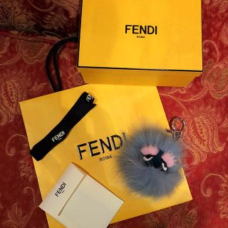 フェンディ(FENDI)のFENDI フェンディ  モンスターチャーム ミニサイズ ブルー系 美品✨(チャーム)