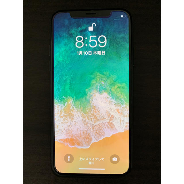 美しい Apple SIMロックフリー スペースグレー 64GB iPhoneX