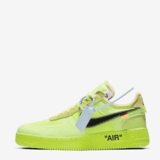 オフホワイト(OFF-WHITE)のNIKE off-white Air Force 1 THE TEN
volt(スニーカー)