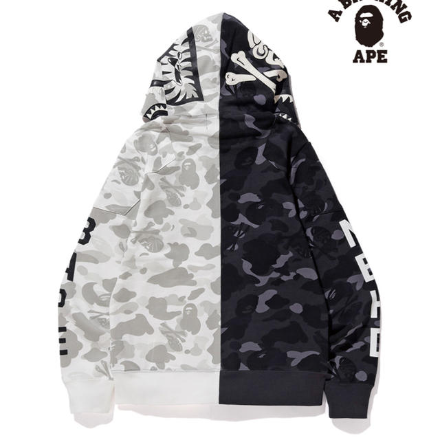 A BATHING APE × NEIGHBORHOOD シャークパーカー S