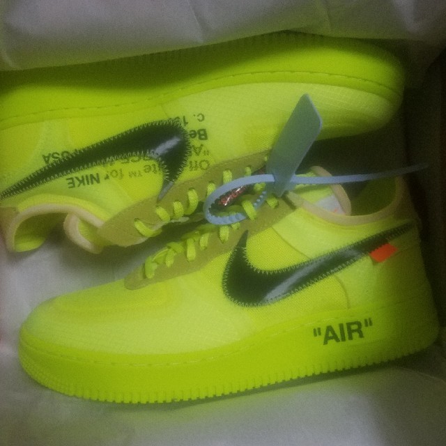 OFF-WHITE(オフホワイト)のNIKE off-white Air Force 1 THE TEN volt メンズの靴/シューズ(スニーカー)の商品写真