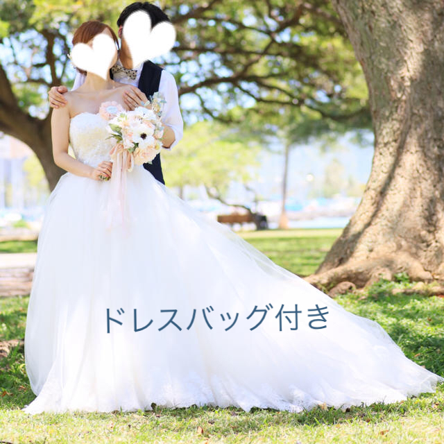 YNS WEDDING ウェディングドレス ドレスバッグ付(クリーニング済)