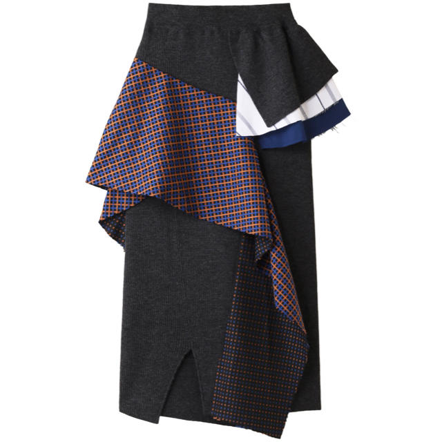 ENFOLD - 新品未使用 ENFOLD Victorian コンビロングスカート 2018AWの通販 by Hi｜エンフォルドならラクマ