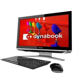 トウシバ(東芝)の東芝　dynabook Qosmio オールインワン　中古品(デスクトップ型PC)