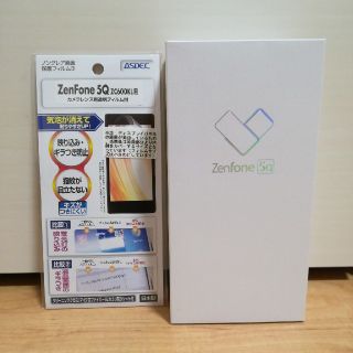 エイスース(ASUS)の【新品・未開封】zenfone 5Q 赤（ルージュレッド）保護フィルム付(スマートフォン本体)