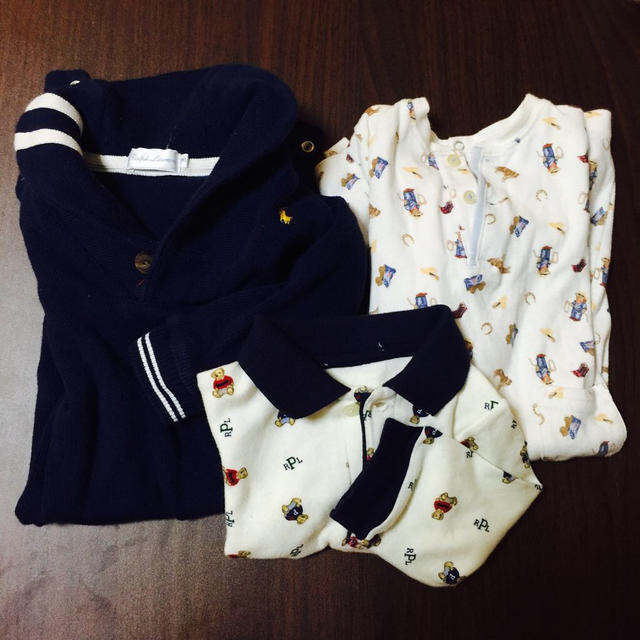 Ralph Lauren(ラルフローレン)のラルフローレン ベビーセット キッズ/ベビー/マタニティのベビー服(~85cm)(ロンパース)の商品写真