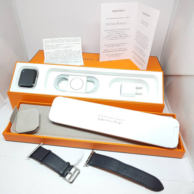 Apple Watch(アップルウォッチ)のHERMES Apple Watch4 44mm ステンレス  メンズの時計(腕時計(デジタル))の商品写真