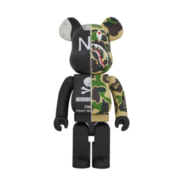 A BATHING APE(アベイシングエイプ)のベアブリック BE@RBRICK APE Neighborhood 1000% エンタメ/ホビーのフィギュア(その他)の商品写真