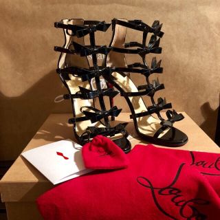 クリスチャンルブタン(Christian Louboutin)のハナ様専用：クリスチャン ルブタン リボン パンプス 38 美品(ハイヒール/パンプス)