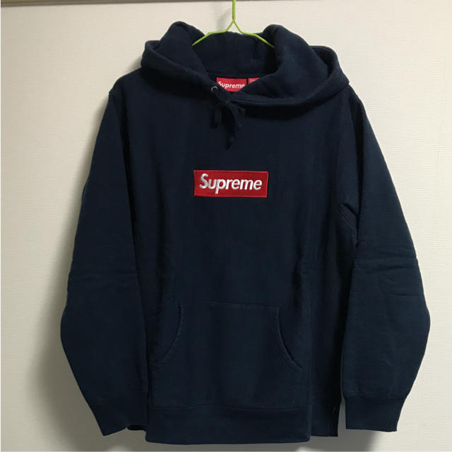 メンズsupreme box logo パーカー