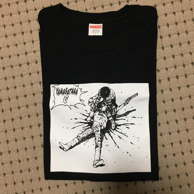 【L】supreme akira yamagata tee black