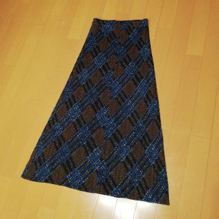 PLEATS PLEASE ISSEY MIYAKE（デニム ・ ロングスカート）の