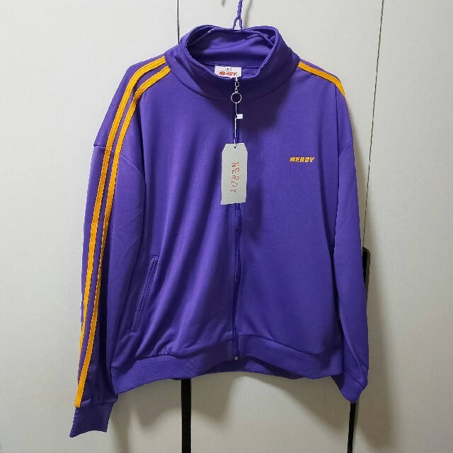NERDYノルディ パープルジャージ 上下セットの通販 by は's shop|ラクマ