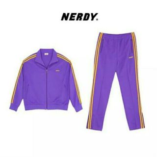 【正規品証明有】NERDY ジャージ セットアップ ライトパープル