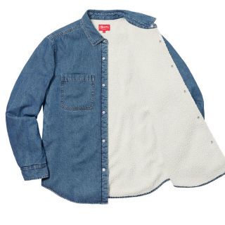 シュプリーム(Supreme)のSherpa Lined Denim Shirt  デニムジャケット(Gジャン/デニムジャケット)