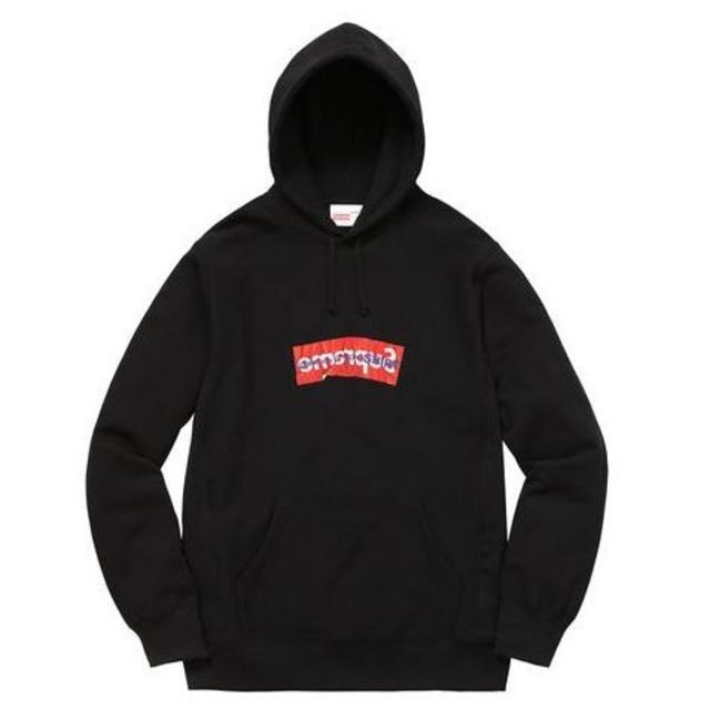 Black黒サイズSupreme × ギャルソン 17SS Box Logo パーカー L 新品