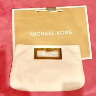 マイケルコース(Michael Kors)のマイケルコース  クラッチバック 白(クラッチバッグ)