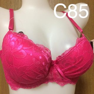 レース 盛りブラジャー C85 ピンク(ブラ)