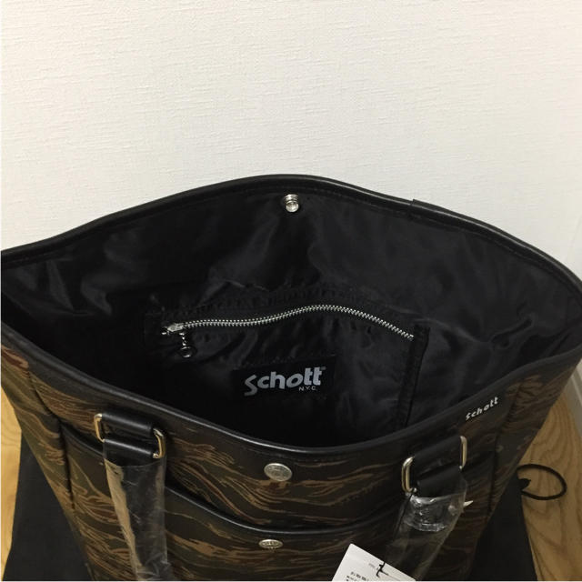 schott(ショット)の新品 schott カモ トートバッグ メンズのバッグ(トートバッグ)の商品写真