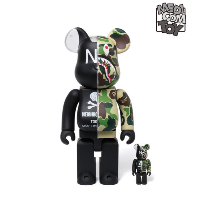 NEIGHBORHOOD(ネイバーフッド)のBe@rbrick bape neighborhood 100-400 エンタメ/ホビーのフィギュア(その他)の商品写真