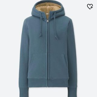 ユニクロ(UNIQLO)のUNIQLO ボアスウェットパーカー(パーカー)