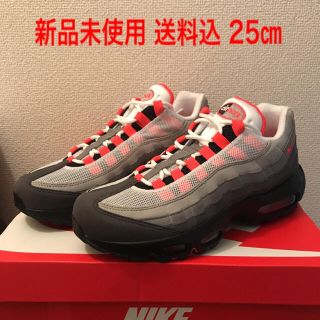 ナイキ(NIKE)のNIKE AIR MAX 95 OG ソーラーレッド 25㎝ 新品未使用(スニーカー)