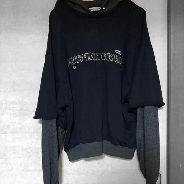 GOSHA RUBCHINSKIY 18ss 切り返しパーカー S