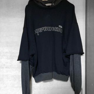 コムデギャルソン(COMME des GARCONS)のGOSHA RUBCHINSKIY 18ss 切り返しパーカー S(パーカー)