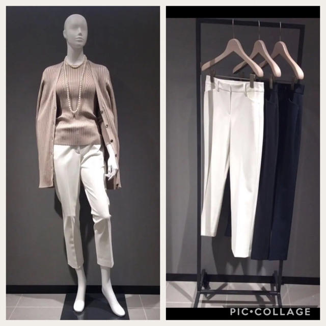 Theory luxe 人気定番 美脚 クロップドパンツ