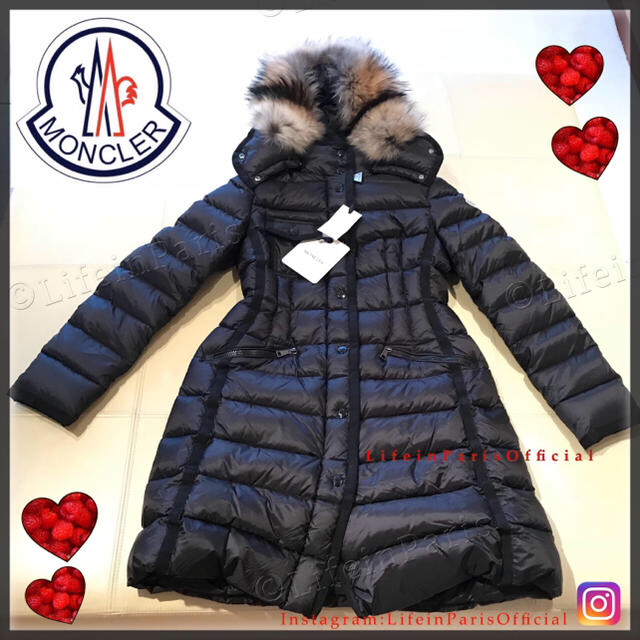 MONCLER(モンクレール)のお客様専用 エルミファー ブラック レディースのジャケット/アウター(ダウンコート)の商品写真